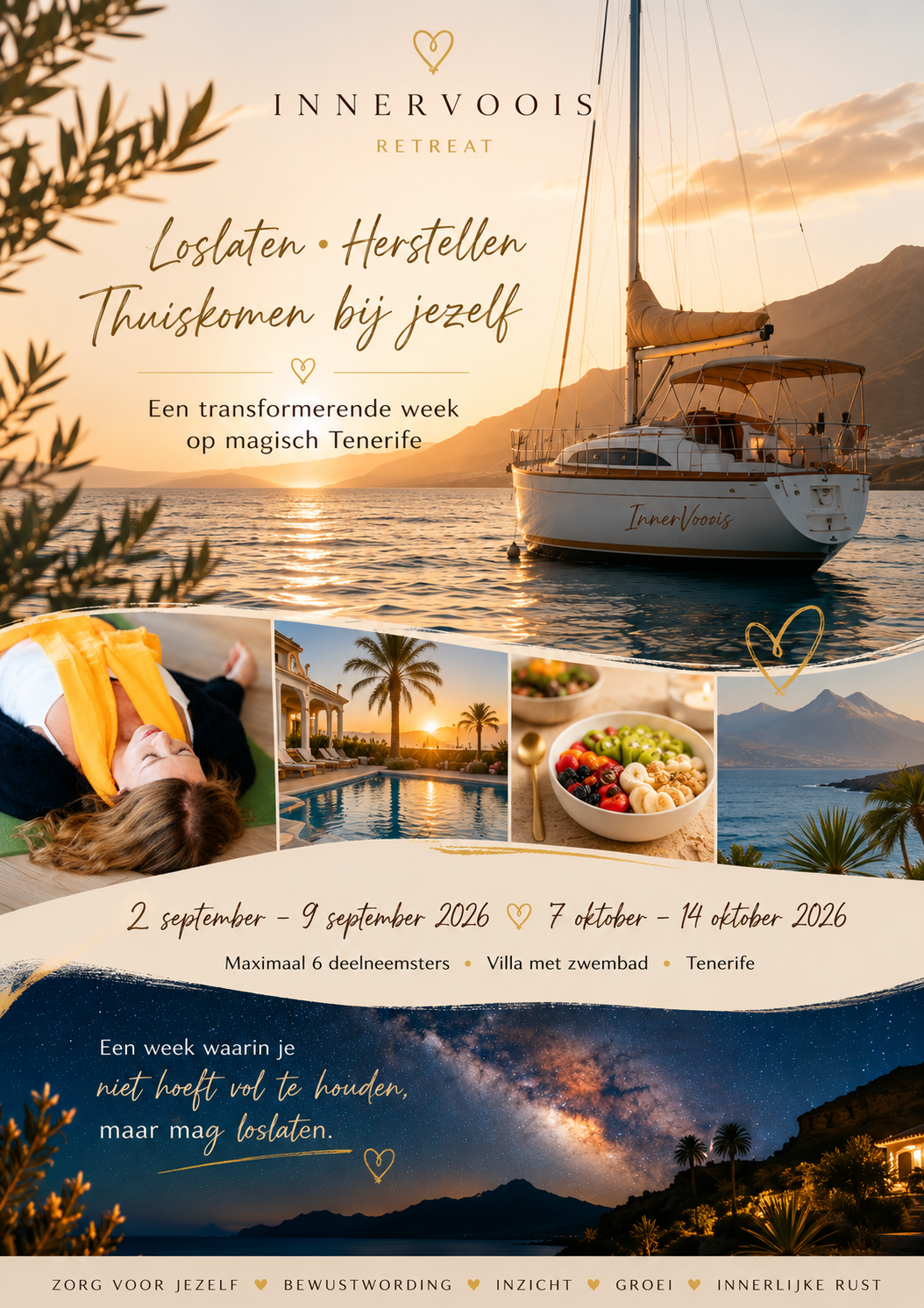 Retreat Tenerife 2 tot 9 september 2026